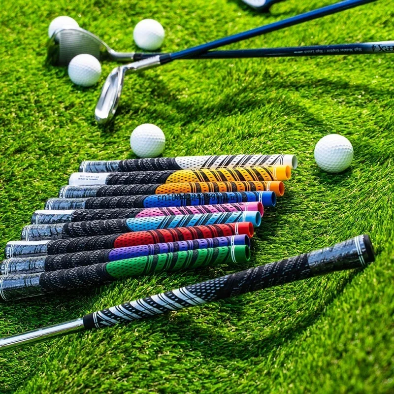 10pcs/lot Golf Grips Mcc Standard/Medium Multicompound Golf Club Grips Cotton Yarn Natural Rubber Clubs Grip 골프 그립