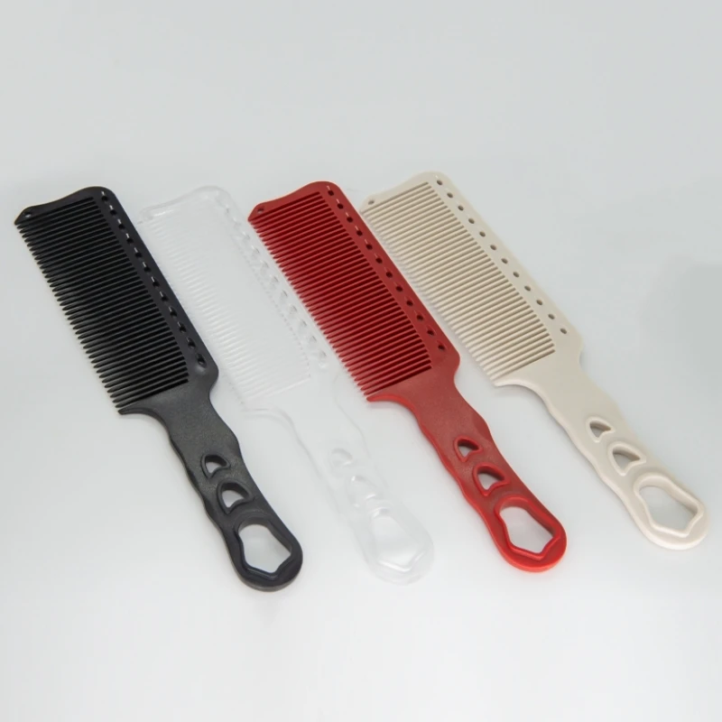 1Pc männer Haar Schneiden Kamm Anti-slip Anti-statische Friseur Trimmen Haar Kamm Barber Shop Pro friseur Haarbürste Y0724 – Detail 9