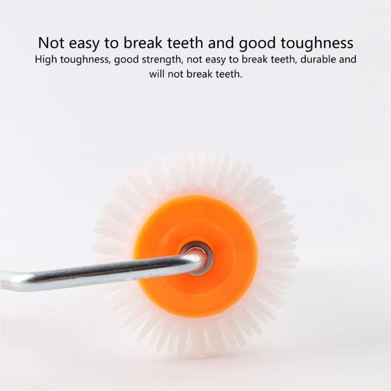 9inch/23cm Latex Floor Self Leveling Screed Spiked Roller Brush Paint Roller Smooth Level Screed Flooring Roller M4YD