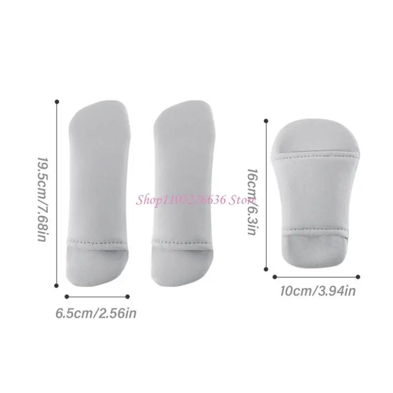 R6FD Infant prams Shoulder Comfortable Pads Easy Maintenance Baby Shoulder Strap Padding prams Shoulder Cushions Pad