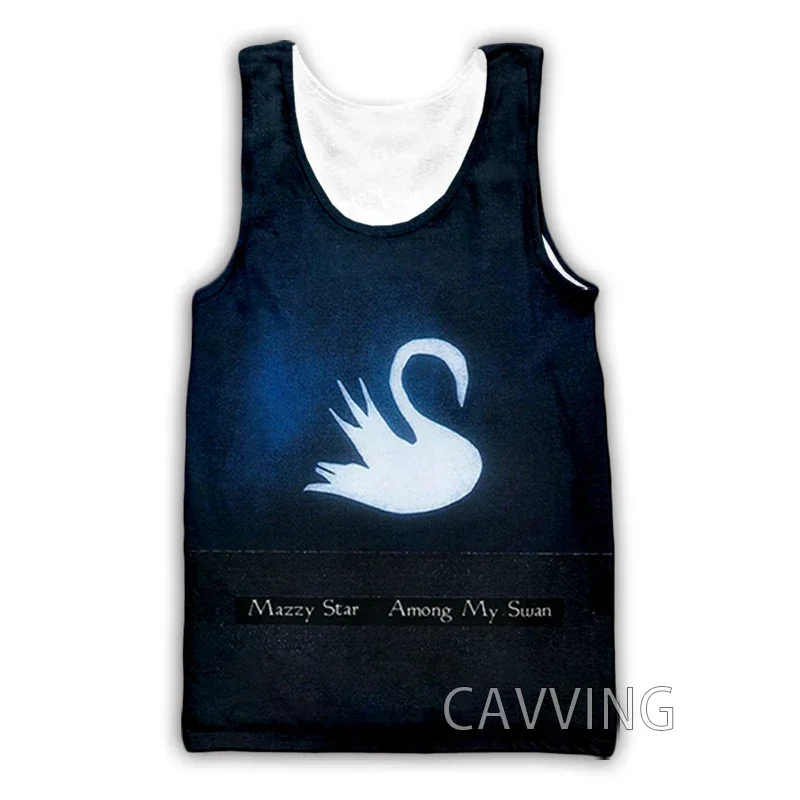 CAVVING 3D Printed  Mazzy Star  Tank Tops Harajuku Vest  Summer Undershirt Shirts Streetwear for Men/women