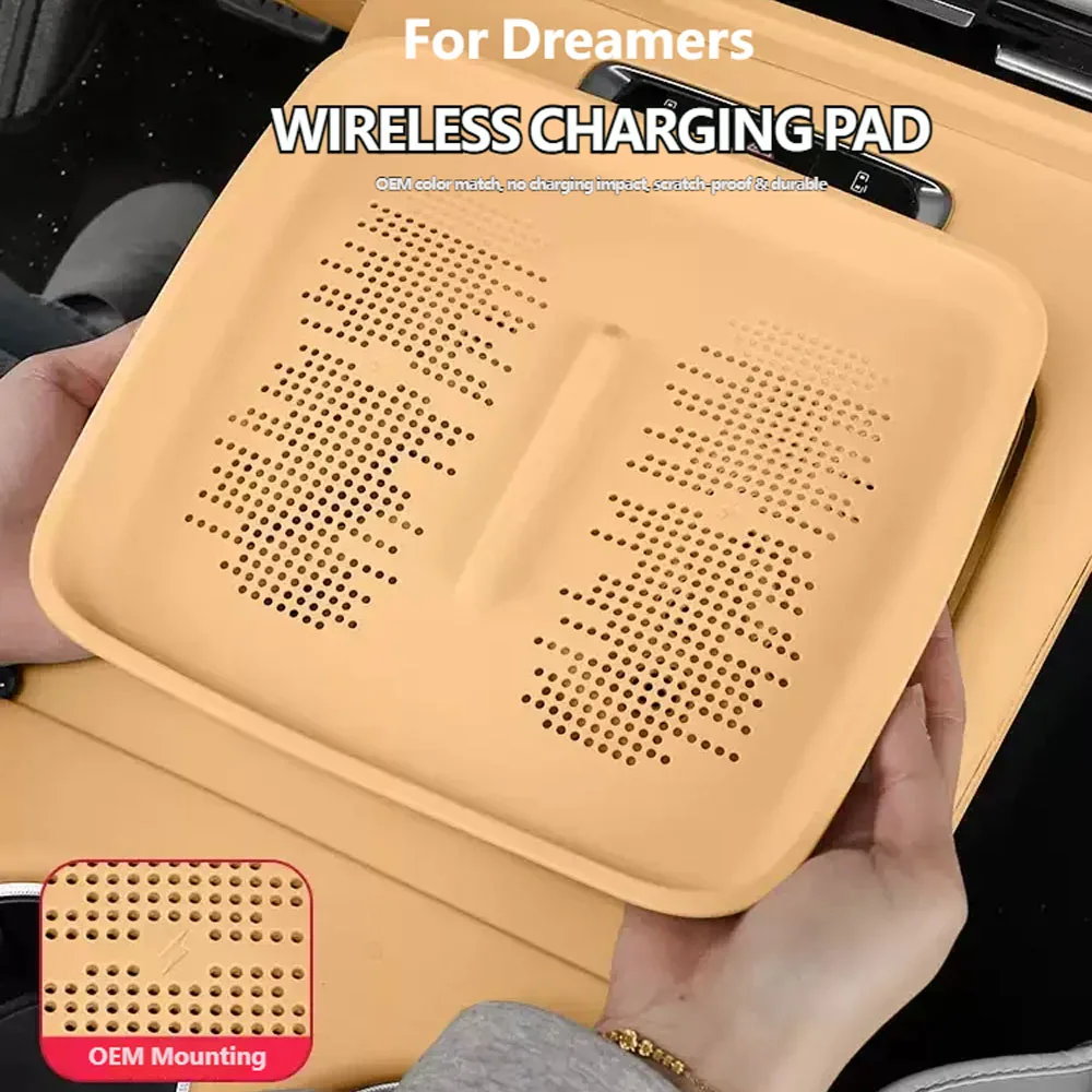 For VOYAH Dreamer 2026 Wireless Charging Silicone Pad Center Console Protection Interior Accessories Custom Fit