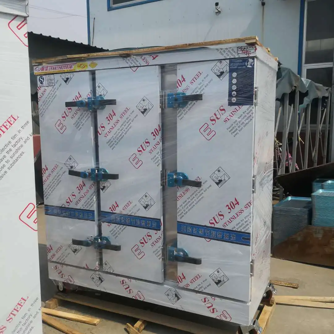 Automatic 8 Trays Energy-saving Intelligent Gas Rice Steamer Machine Electric Steam Cooker