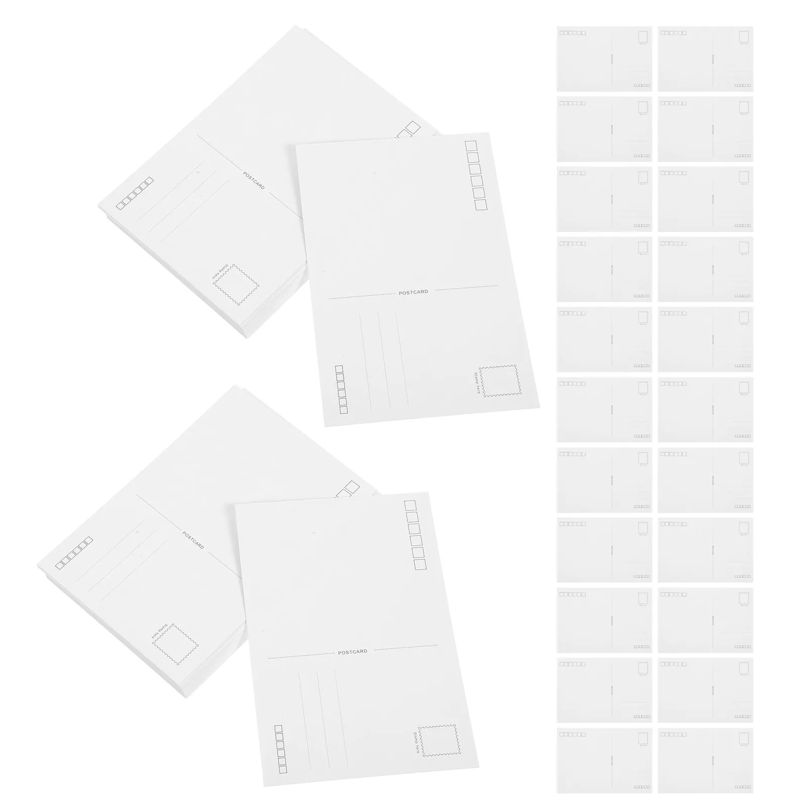 

120Pcs Blank Postcards 4x6in Mailable Bulk Cardstock Paper for Mailing DIY Art Printing Invitations Bulk Postcards Blank