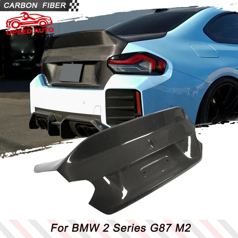 

Suitable for Carbon Fiber Boot BMW 2 Series G87 M2 2023 2024 Rear Trunk Lid Cover Spoiler Car Racing Body Kits