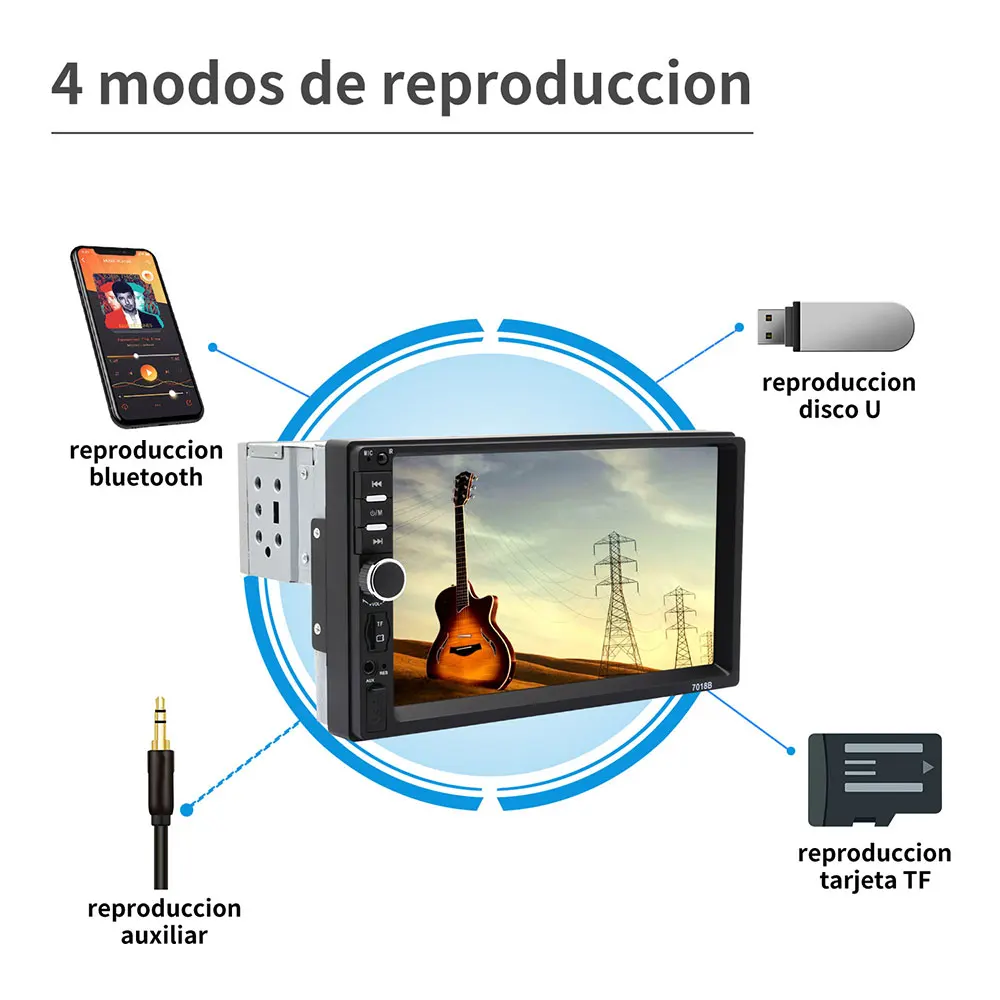 Car Stereo 7018B 7
