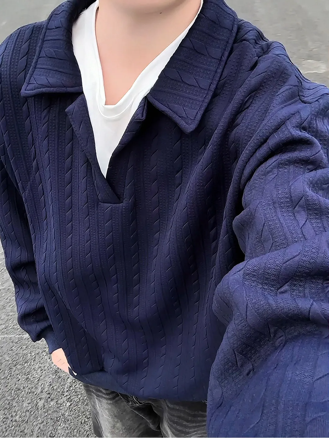 

Fur Collar Yellow Pullovers Mens All-Over Digital Prints 360-Degree Patterned Sublimation Multifunctional Novelty Youth Festival