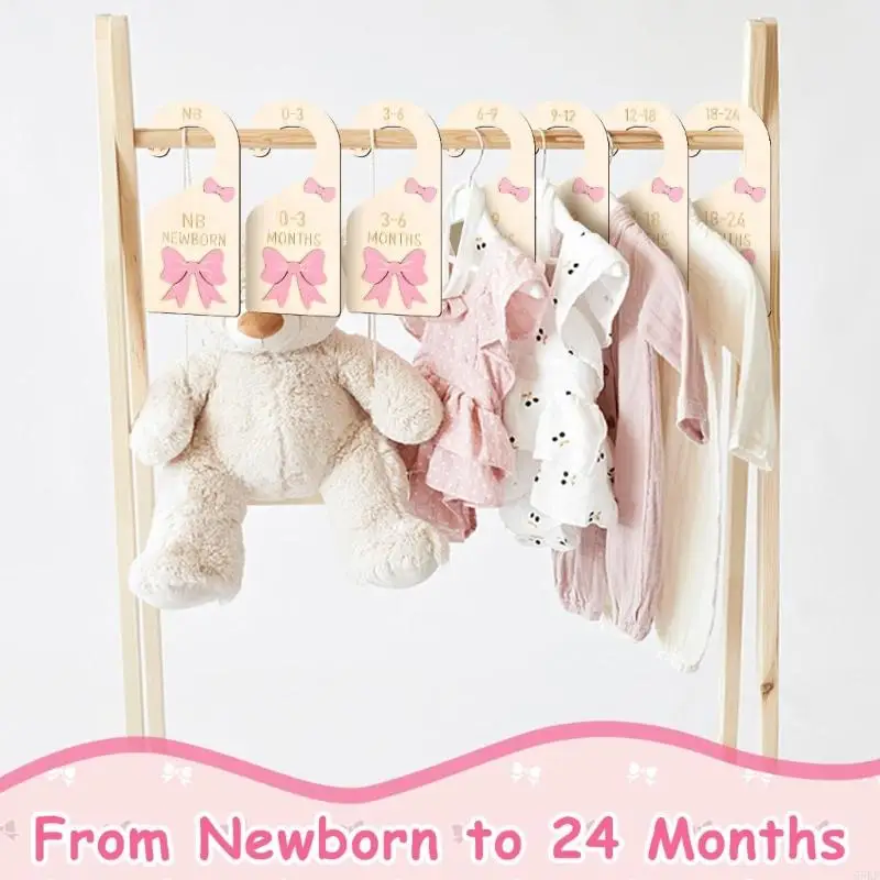 Kids Closet Organizers Dividers Pack Of 7 For Infant Apparel Sorting 55KF