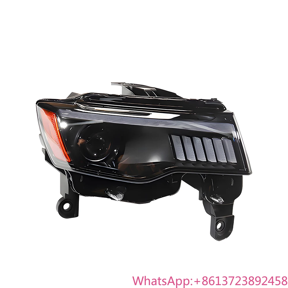 

For For Jeep Grand Cherokee 2014-2021 Car Front Lamps Dynamic 3 Projector LED Auto Headlights Assembly New 6500k Color Auto Acce