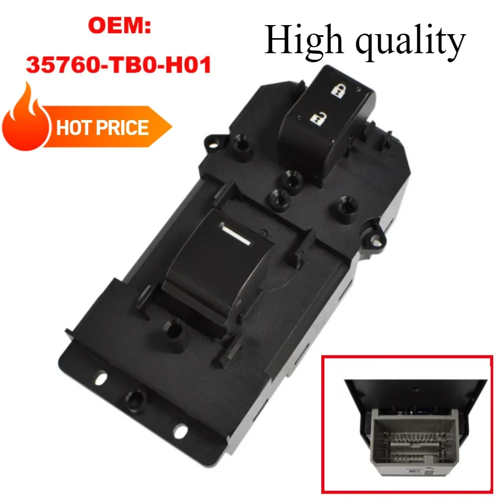 

Front Right Electric Power Window Switch Button For Honda Accord 2008 2009 2010 2011 2012 Car Accessories 35760-TB0-H01