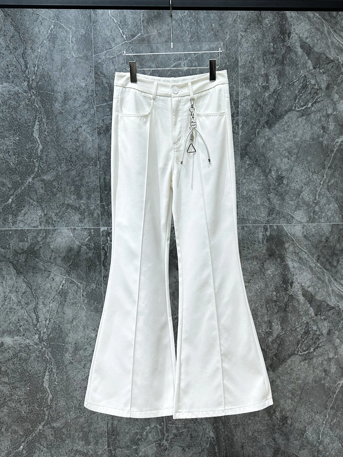 النسخة الكورية Ins Trend الرجال متوهج البدلة السراويل ثنيات تنوعا Ins الموضة العصرية الشباب السراويل الطويلة الشعبية