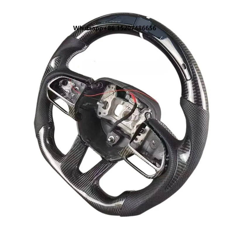 Forged Carbon Fiber Steering Wheel for  Charger  Performance Interior Upgrade