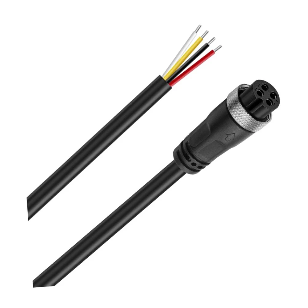 5 Pairs 4 Pin Waterproof Aviation Video Cable For Camera Rearview Monitor Truck Trailer RV Backup System Extension Cord Black
