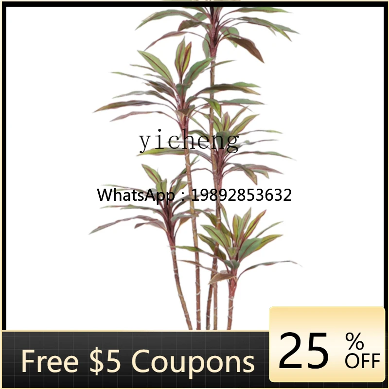 

ZC Green Plant Simulated Plants Indoor Living Room Bonsai Decoration Bionic Canna Corner Landscape Decoration