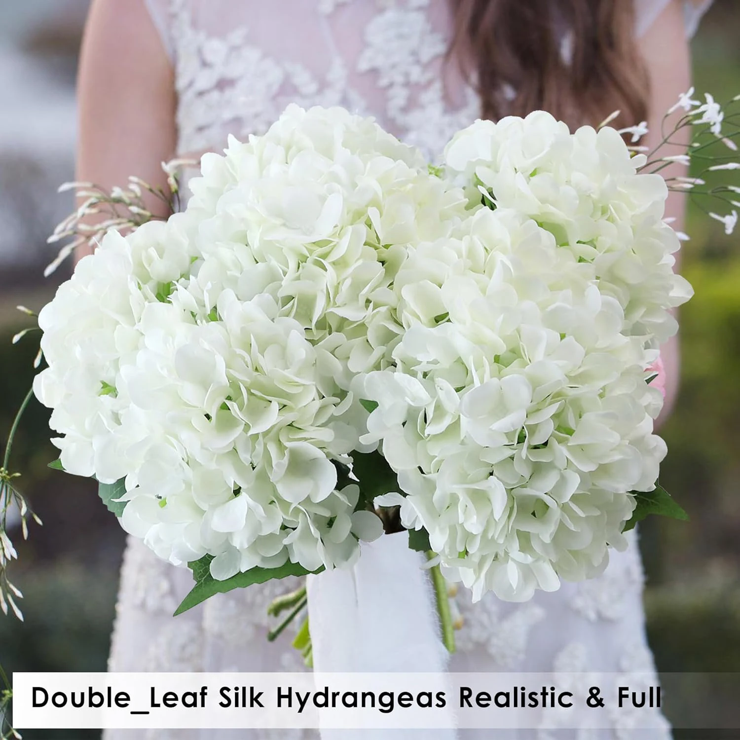 1/5PCS Künstliche Blumen Gefälschte Seide Hortensien Braut Hochzeit Dekorationen Vasen Wohnaccessoires Festival Haushaltsprodukte Diy