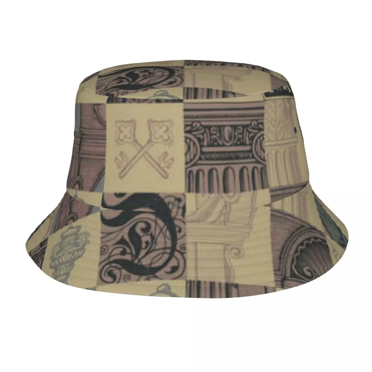 

Ancient Architecture Bucket Hat Fisherman Foldable Women Men Sunscreen Shade Cap