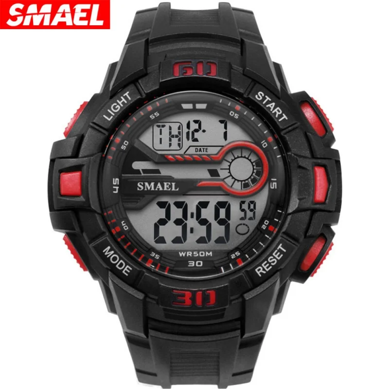 Smael Smael Personality Trend Sports Electronic Watch Waterproof Alarm Clock Multifunctional Watch