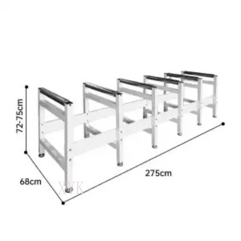 New Rectangular Roller Packing Bench With Simple Frame  Strapping Machine Warehouse Goods Packaging And Sorting Production Works