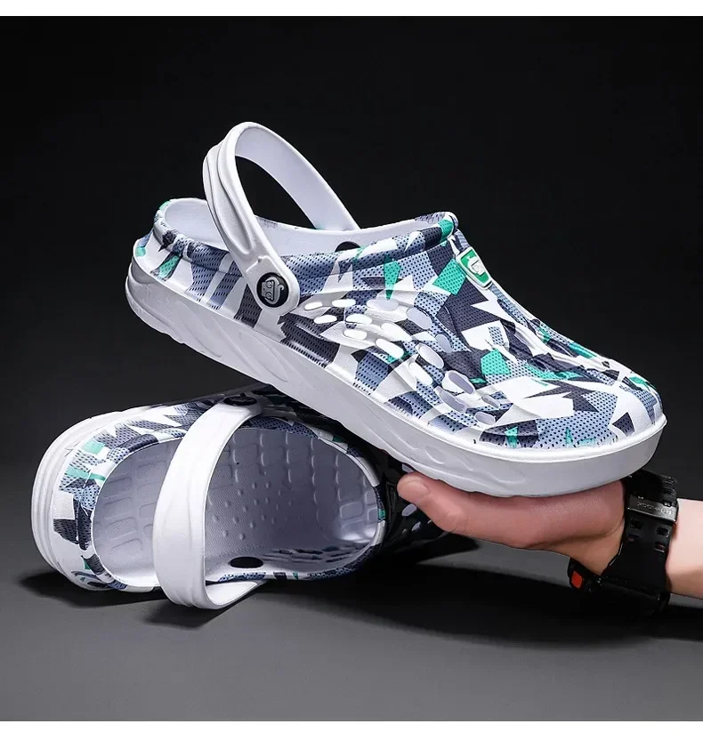 2026 Neue Modische Sandalen für Herren, Clog-Sandalen, Bequeme Atmungsaktive Strandsandalen für Männer und Frauen, Clogs-Hausschuhe mit Weicher Sohle, Herrenschuhe – Detail 20