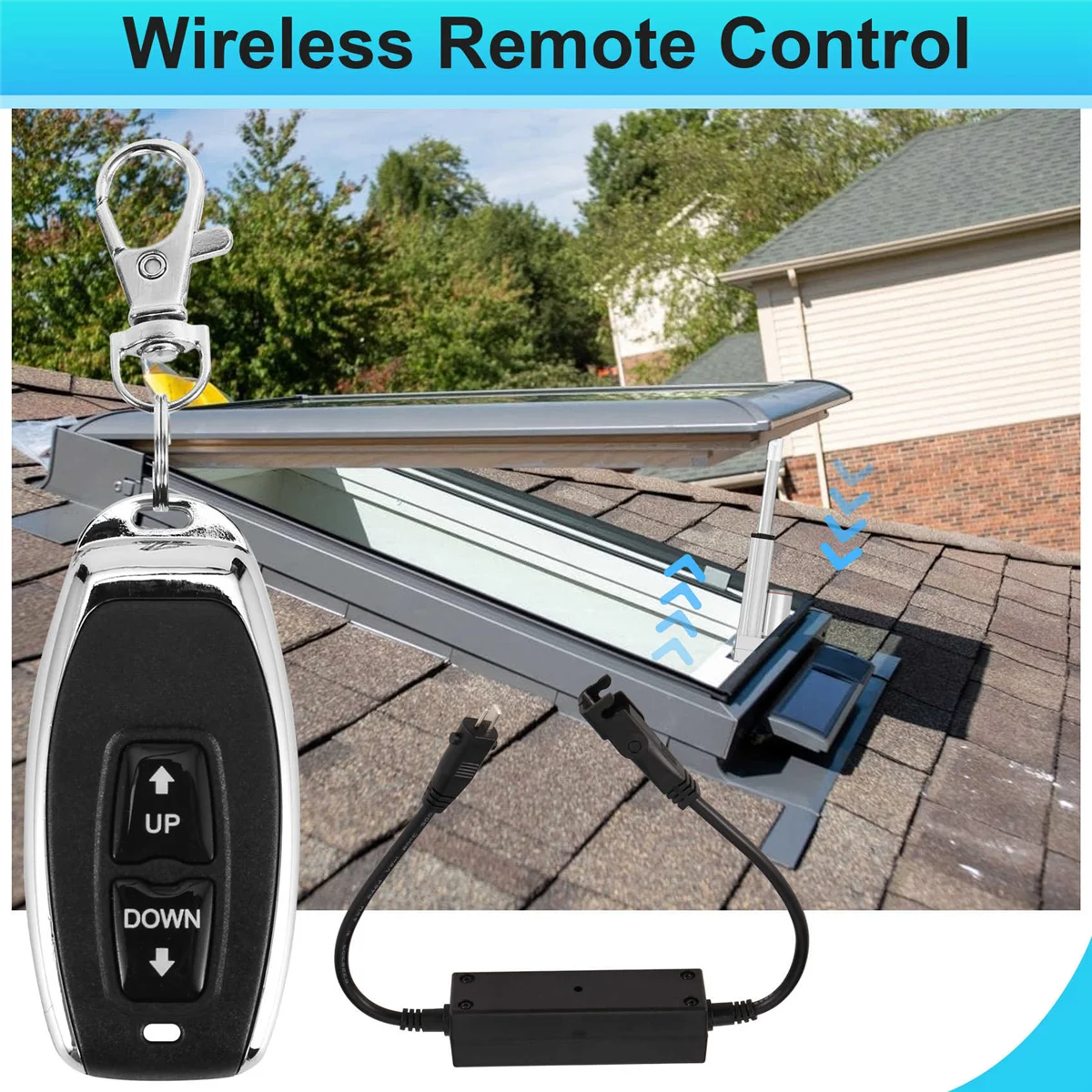 Actuador lineal de Motor de CC de 12V, Control remoto inalámbrico, interruptor Dpdt de avance inverso, Putter eléctrico multifunción remoto C Z