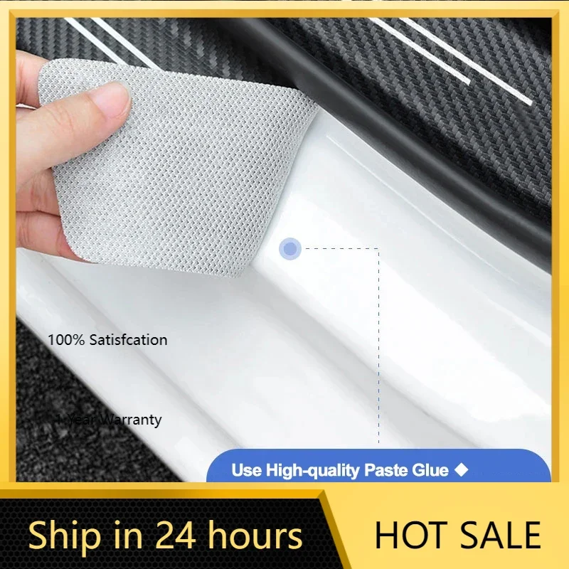 

Автомобильная наклейка 2025, популярная наклейка на порог из углеродного волокна для Skoda Fabia Superb Yeti Octavia Enyaq Rapid Kodiaq Kamiq