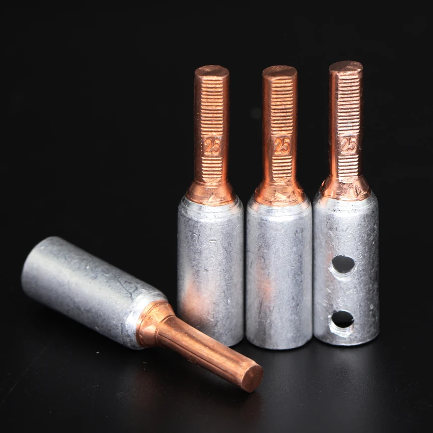 GTLA-10/16/25/35/50/70 cobre-al cabo elétrico fio tubular talão parafuso conexão conector cabo final pá pino friso terminal