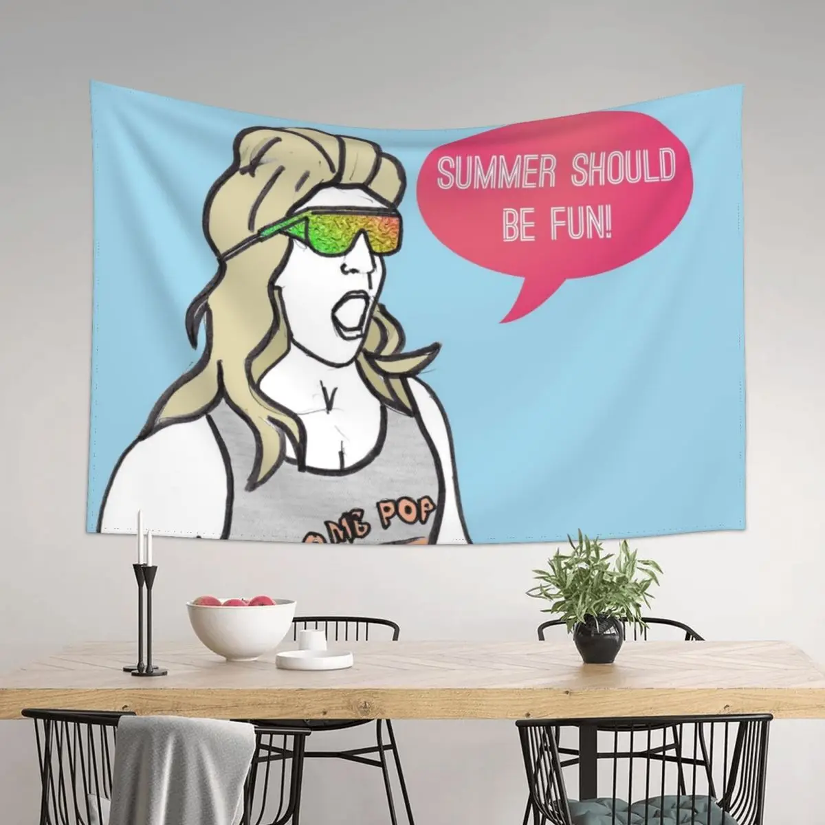 

Summer should be fun Tapestry Room Decor Decor For Bedroom Wall Decoration Items Bed Room Decoration Tapestry