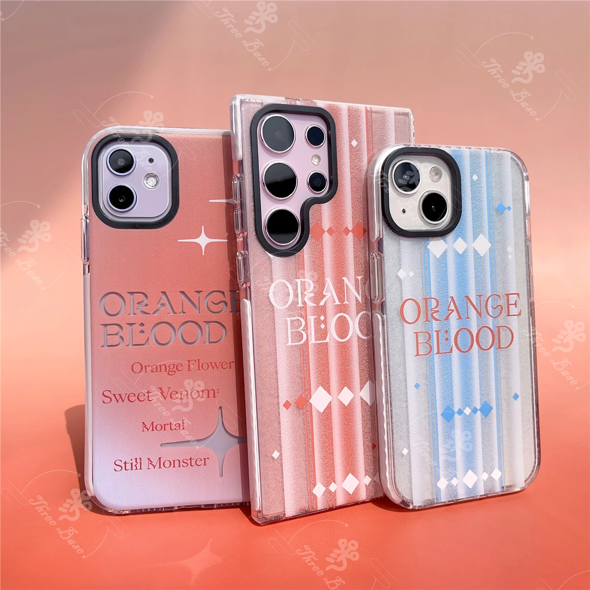 Phone case KPOP Orange Blood For Samsung galaxy S24ULTRA S23FE S23Ultra S22+ S21 S21FE S20FE A35 A55 A15 A05 A53 A14 A23 A24 A25