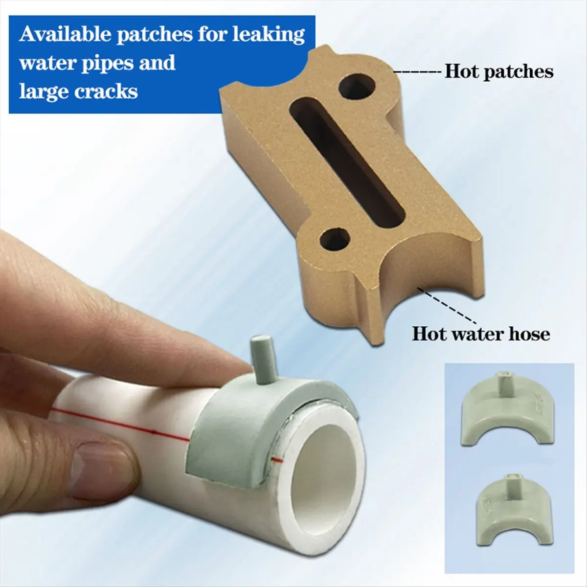 HOME USE-A PPR Hot Melt Pipe Repair Tool for Repairing Holes Leak Detector for Non-Destructive Repair Leaks Waterproof Hole Seal