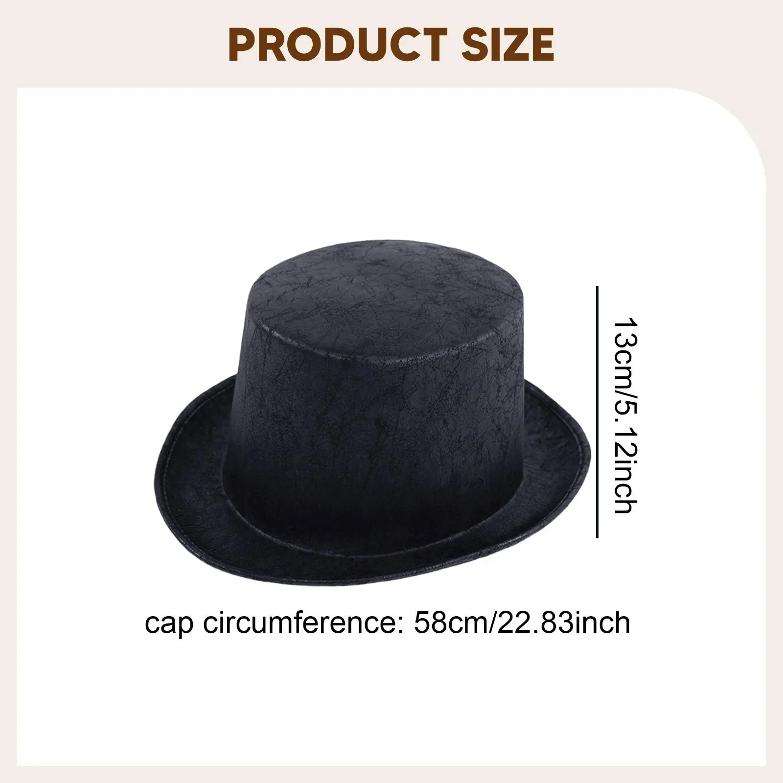 Hoge hoed hoofddeksel kostuumaccessoire Stage Performance hoed voor themafeesten Festival