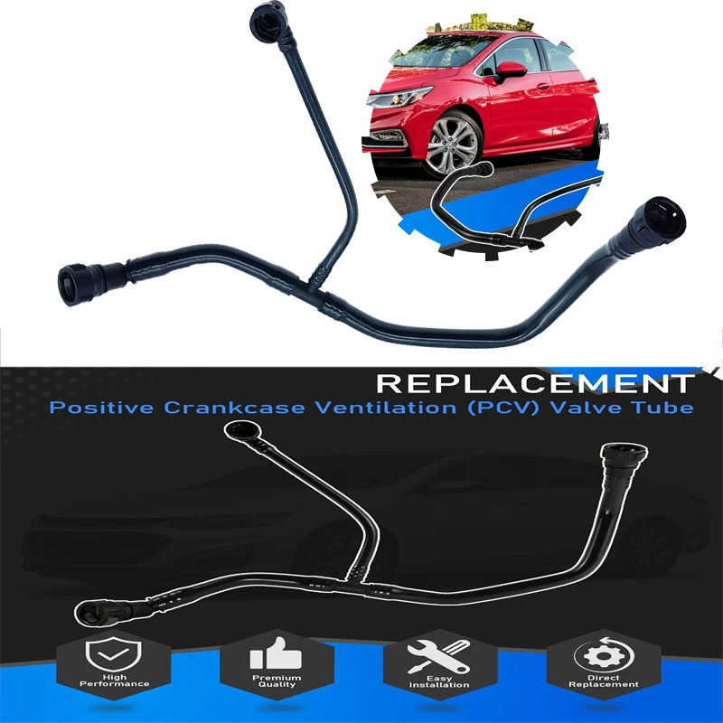 

Прямая замена трубки PCV 12673862 Вентиляционная трубка картера Шланг PCV для Chevy Chevrolet Malibu Cruze 2016-2019 4-цилиндровый 1,4 л