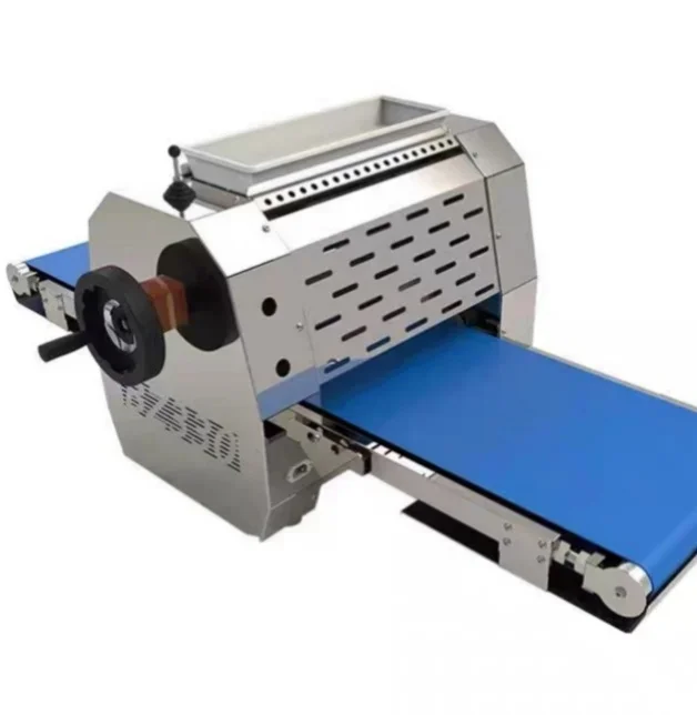 

Factory Commercial Automatic Bakery Small Tabletop Pastry Dough Flattening Puff Pastry Making mhine