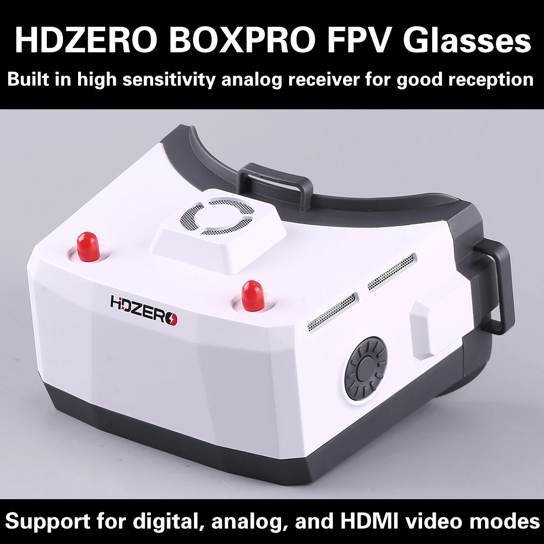 

HDZero BoxPro/BoxPro+ — идеальные очки FPV с низкой задержкой и высокочувствительным приемником