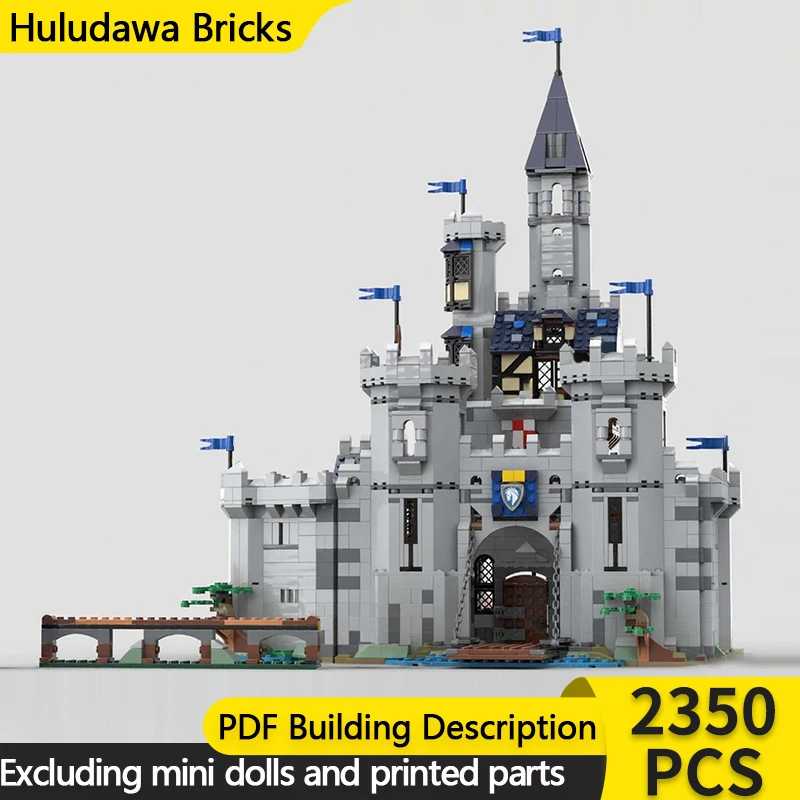 

Medieval Castle Model MOC Building Bricks Rock Brick Grand Castle Modular Technology Children Holiday Gifts Assemble Toys Suit