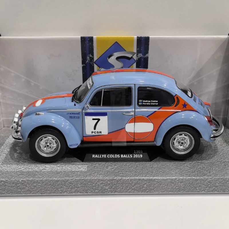 

SOLIDO масштаб 1/18 1303 # 7, модель автомобиля из сплава, статическая коллекция, украшенные праздничными подарками, игрушки, сувенирный подарок