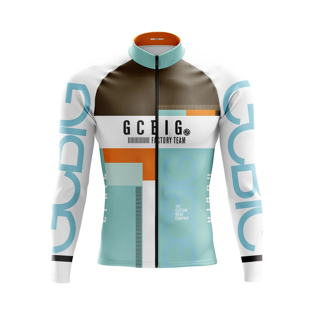 2024 GCBIG Men Cycling Jersey Suit inverno maniche lunghe bavaglino pantaloni Fleece Warm set Mtb bicicletta bici da strada abbigliamento Ropa