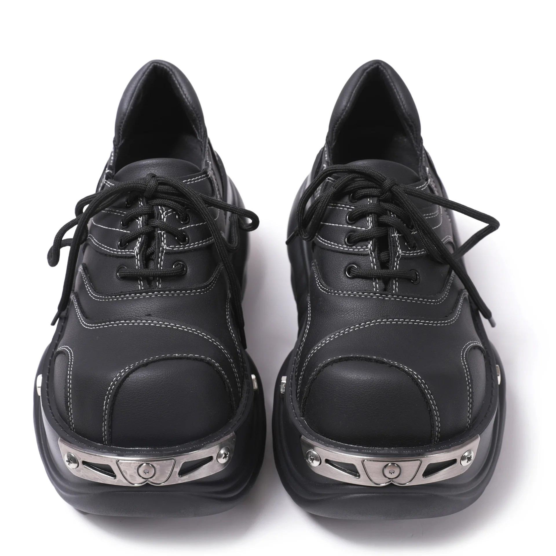 Women's Platform Leather Shoes - Oxford Lace Up Women 评论和价格