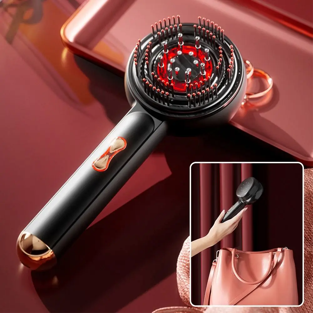 

Electric Head Massage Comb Red Light Vibration Hair Growth Electric Massage Comb Anti Hair Loss 2 In 1 Head Massager Hair Care