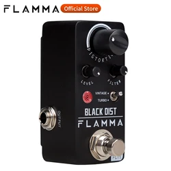 FLAMMA FC19 Distortion Guitar Effects Pedal Vintage and Turbo Mode True Bypass Function Guitar Processor Accessories