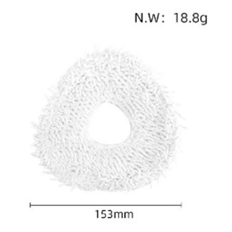 8PCS Mop Cloth Accessories For Narwal J2 Robot Vacuum Cleaner Sweeper Replacement Mopping Pad Cloth