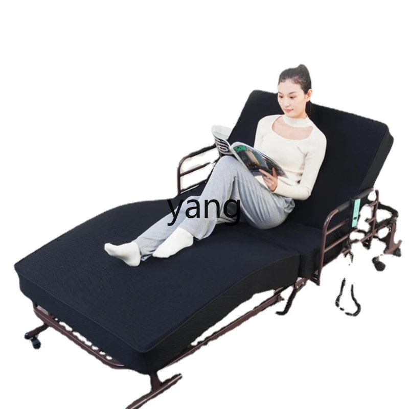 

CX Movable Folding Elderly Home Care Remote Control Adjustable Automatic Elevated Bed Backrest Breathable