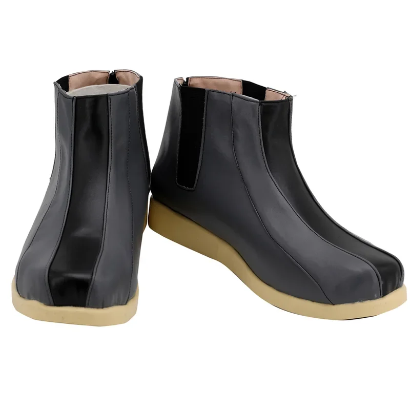 Boba Cosplay Fett scarpe maschili Movie Space Battle travestimento stivali corti in pelle nera accessori per costumi uomo calzature di Halloween