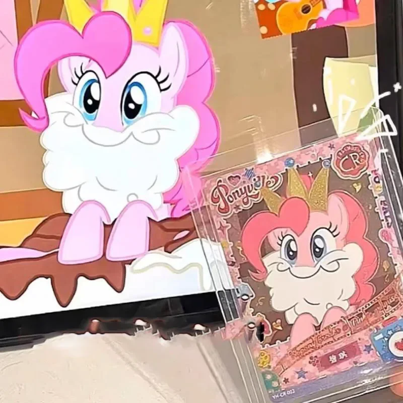 Kawaii Cute My Little Pony Card 3-Inch Small Card Postcard Hand Account Decoration Cartoon Gifts for Girlfriends and Children