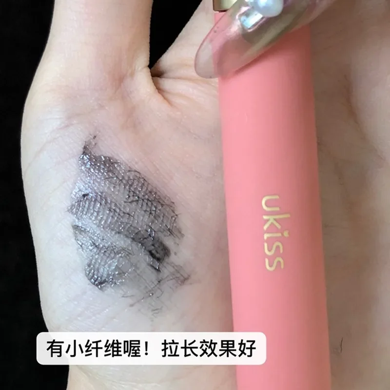UKISS-base de máscara duradero, diseño resistente al agua, delgado y grueso, sin manchas, impermeable para pestañas, tipo peine fino, maquillaje de máscara