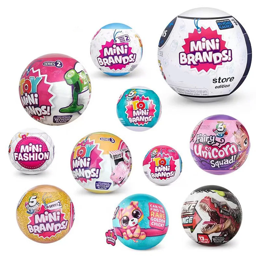 

5 Surprise Toy Mini Brands Series ball lol Exclusive and Mystery Collectibles Toys Collect Surprise Miniature Brands