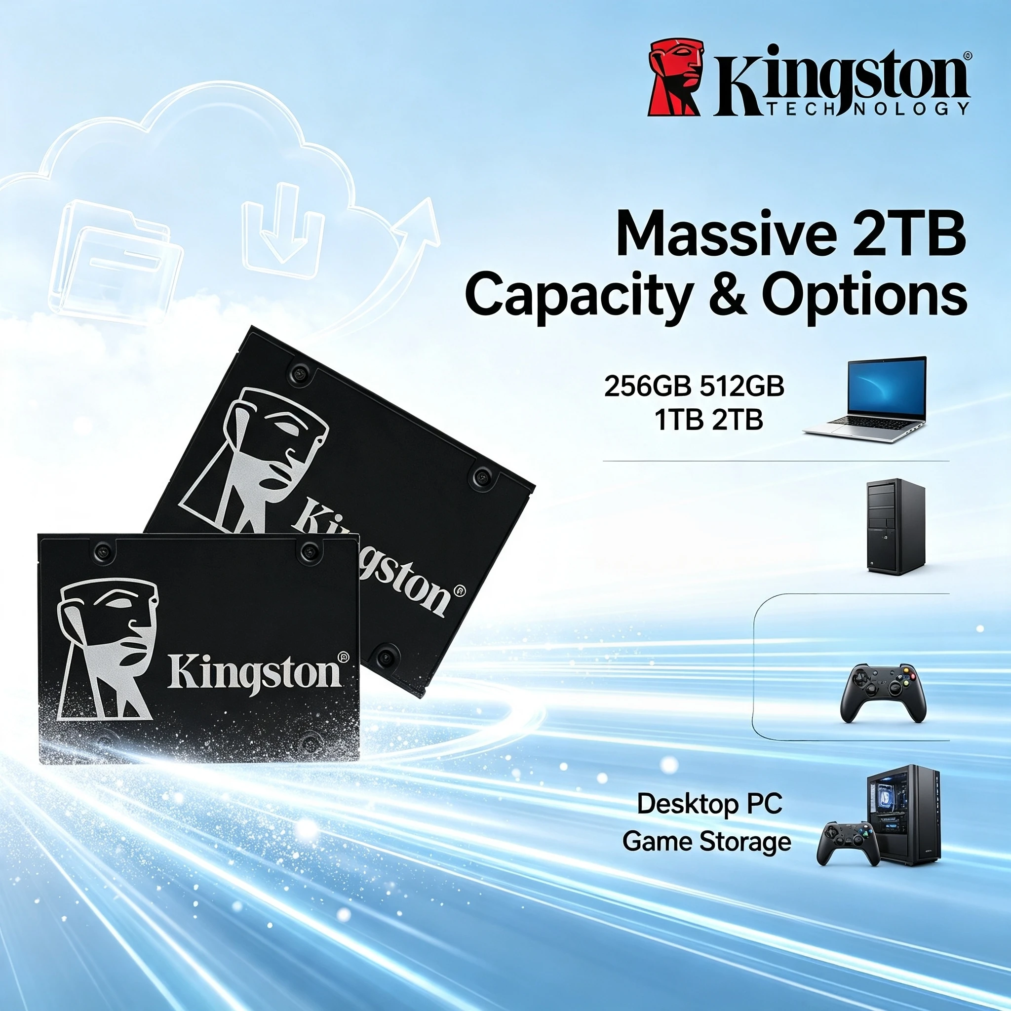 新しいkingston-kc600内蔵ssd-sata3-25インチ-256gb-512gb-1tb-2tb-ソリッドステートドライブ-hdd-ノートパソコン-デスクトップpc-pro用交換品