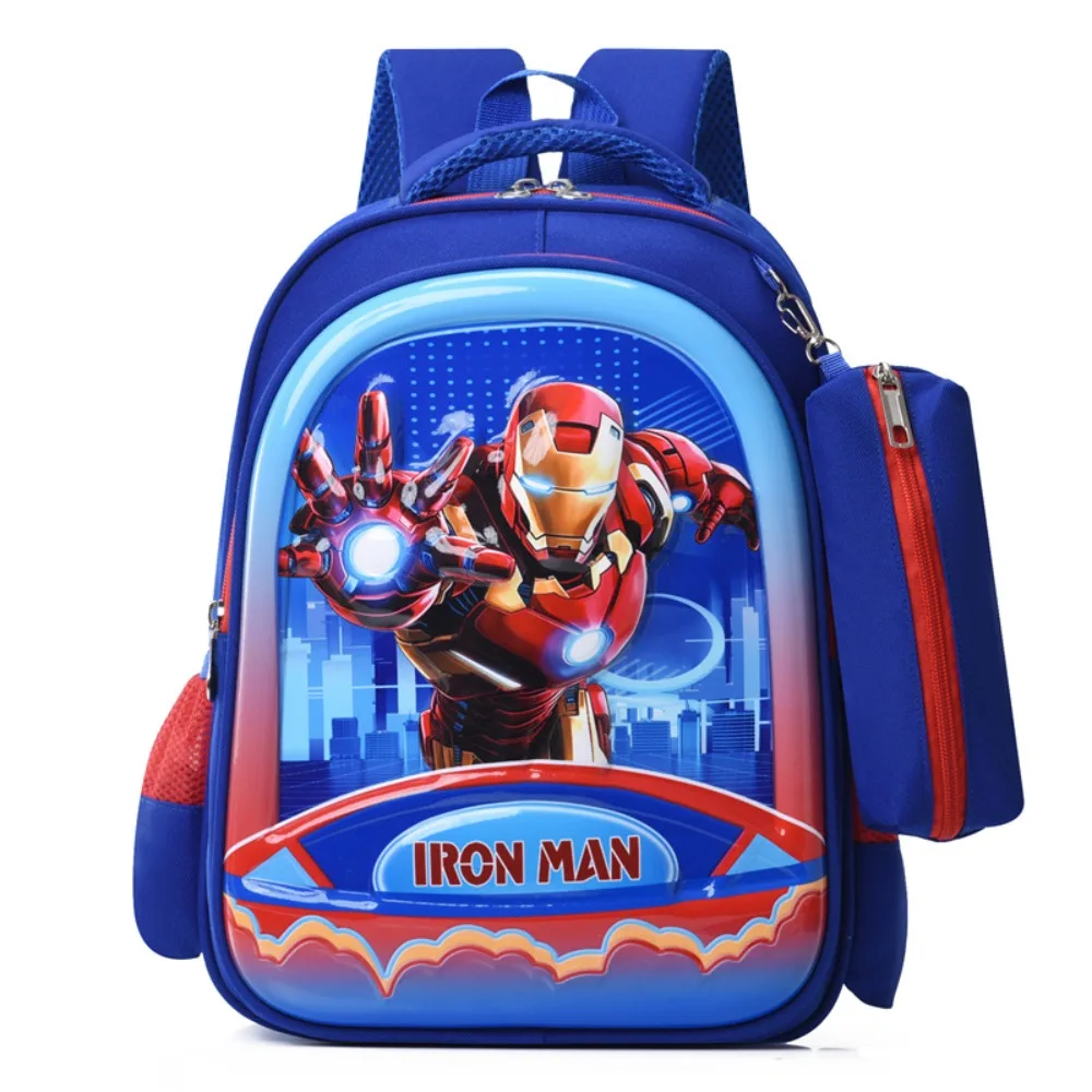 

New 3D Hardshell Backpack Cute Cartoon Captain America 1.2 Grade Elementary School Student Backpack Reduce Burden Children's Bag