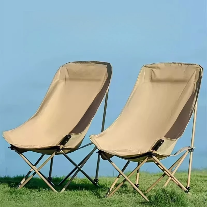 

High Backrest Camping Chair Recliner Relaxing Travel Camping Chair Beach Supplies Assentos De Acampamento Sports Entertainment