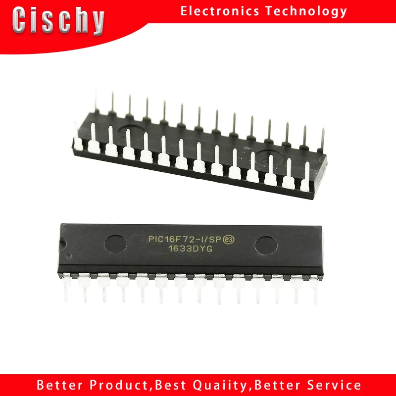 

5pcs/lot PIC16F72-I/SP PIC16F72 16F72 16F72-I/SP DIP-28 PIC16F72-I/SO SOP-28 PIC16F72-I/S0 SOP28