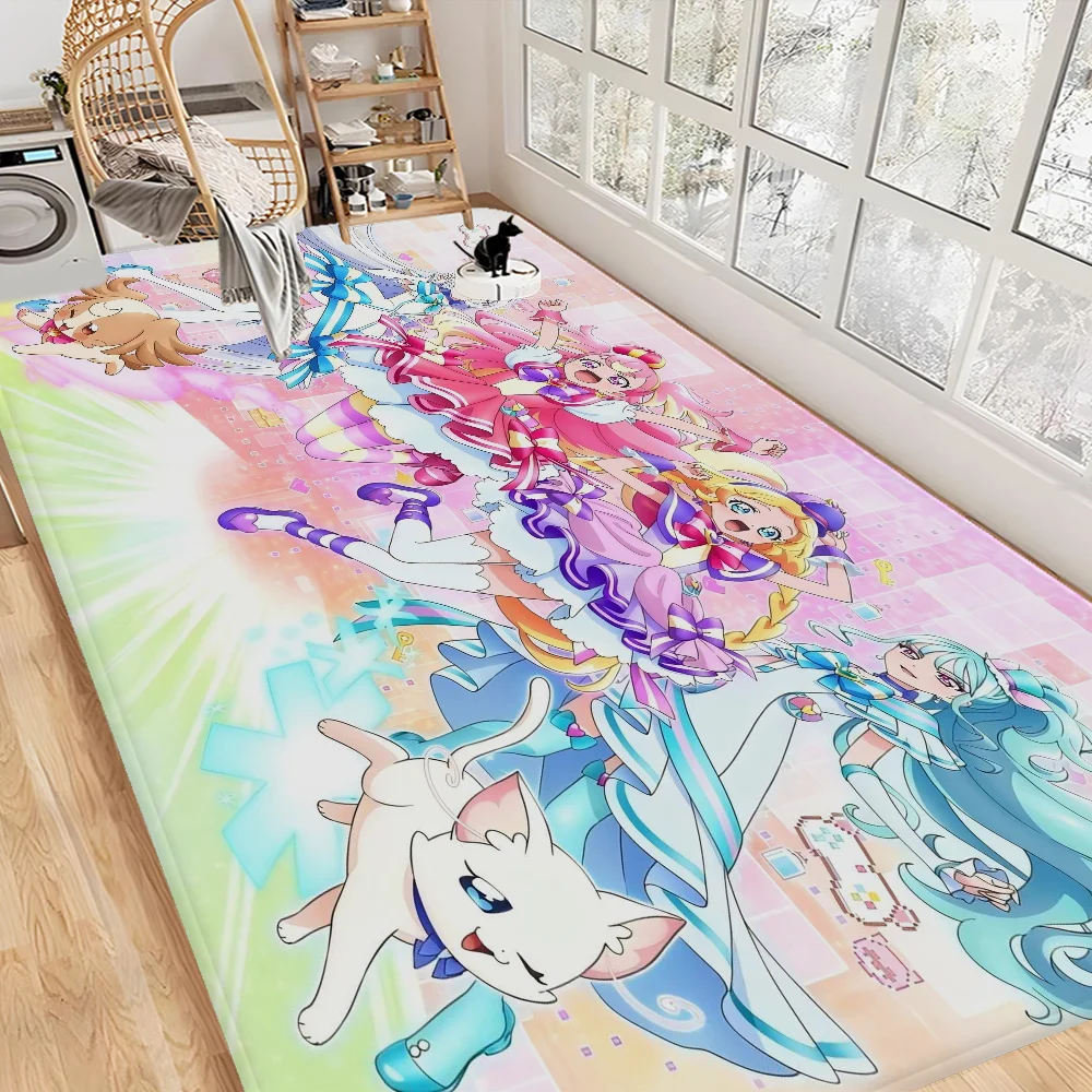

Hirogaru Sky! Precure Stocked Gamer Floor Mat Rectangle Anti-slip Home Soft Badmat Front Door Indoor Outdoor Mat Welcome Doormat